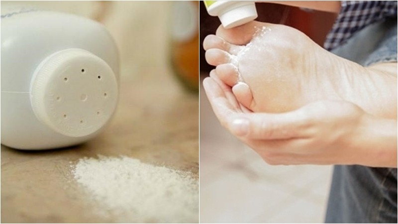 Phấn rôm, bột hút ẩm, xịt khử mùi và miếng lót giày có thể hỗ trợ kiểm soát mồ hôi chân.